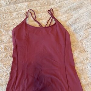 Lululemon tank in Mauve